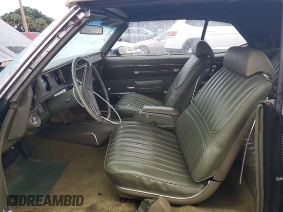 1971 Oldsmobile Cutlass with VIN 342671M222369, listed as a Copart auction lot 75074494 with Not Provided miles and Salvage Title. Bid and sale history available at DreamBid. Image 7.