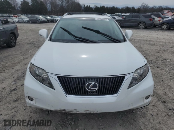 2010 Lexus RX 350 with VIN 2T2ZK1BA0AC038408, listed as a Copart auction lot 48304085 with 125,535 mi miles and Clean Title. Bid and sale history available at DreamBid. Image 5.