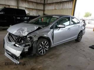 2014 Honda Civic Sedan EX-L with VIN 19XFB2F96EE256955, listed as a Copart auction lot 49251715 with 27,836 mi miles and Salvage Title. Bid and sale history available at carsss.com. Image 1.
