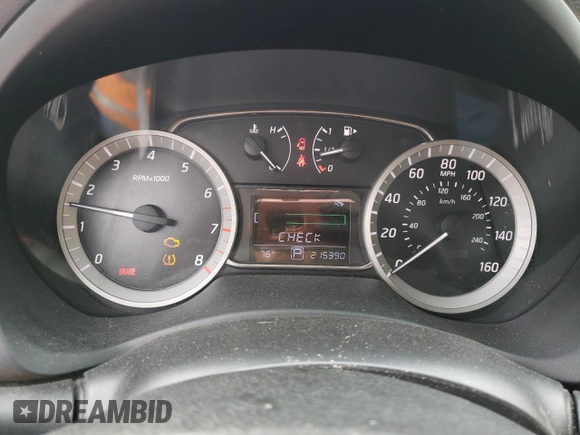 2015 Nissan Sentra SR with VIN 3N1AB7AP1FY215102, listed as a Copart auction lot 54594275 with 215,390 mi miles and Clean Title. Bid and sale history available at DreamBid. Image 9.