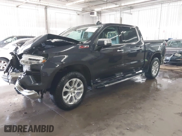 2023 Chevrolet Silverado 1500 LTZ with VIN 2GCUDGED3P1113448, listed as a IAAI auction lot 41319765 with 25,597 mi miles and . Bid and sale history available at DreamBid. Image 2.