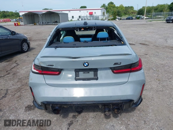 2024 BMW M3 Competition xDrive with VIN WBS43AY03RFS40486, listed as a IAAI auction lot 42537934 with 23,973 mi miles and . Bid and sale history available at DreamBid. Image 15.