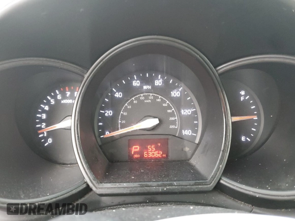 2013 Kia Rio LX with VIN KNADM4A30D6207753, listed as a Copart auction lot 85595694 with 63,062 mi miles and Salvage Title. Bid and sale history available at carsss.com. Image 9.