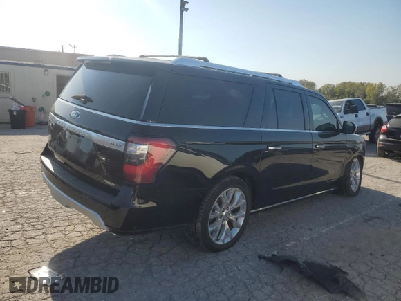2018 Ford Expedition Max Platinum with VIN 1FMJK1MT1JEA44386, listed as a Copart auction lot 75011294 with 77,778 mi miles and Salvage title. Bid and sale history available at DreamBid. Image 3.
