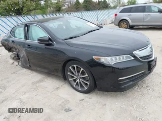 2015 Acura TLX V6 z VIN 19UUB2F36FA026163, wystawiony jako IAAI lot #42156110 z przebiegiem 98 083 mil mil oraz . Historia ofert i sprzedaży dostępna na DreamBid. Obrazek 1.