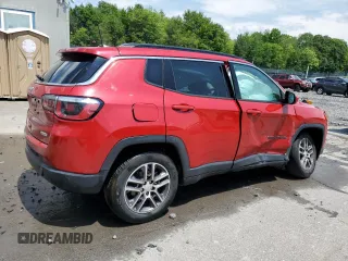 2017 Jeep Compass Latitude with VIN 3C4NJDBB3HT660606, listed as a Copart auction lot 60023685 with 80,526 mi miles and Salvage title. Bid and sale history available at DreamBid. Image 3.