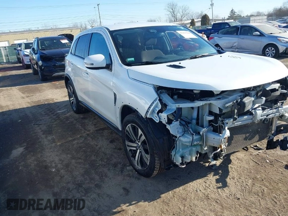 2020 Mitsubishi Outlander Sport ES 2.0 with VIN JA4AR3AUXLU020549, listed as a IAAI auction lot 41410244 with 65,666 mi miles. Bid and sale history available at carsss.com. Image 1.
