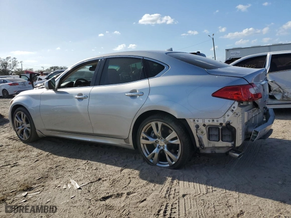 2012 Infiniti M37 with VIN JN1BY1AP7CM332861, listed as a Copart auction lot 74978954 with 72,917 mi miles and Non Repairable. Bid and sale history available at carsss.com. Image 2.