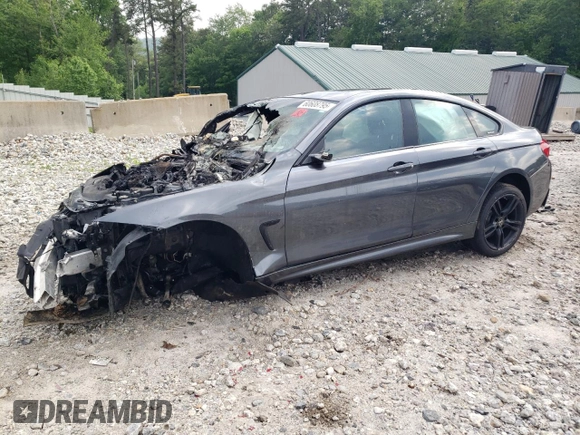 2019 BMW 4 Series 430i xDrive with VIN WBA4J3C54KBL08929, listed as a Copart auction lot 60608795 with Not provided miles and Salvage title. Bid and sale history available at DreamBid. Image 1.