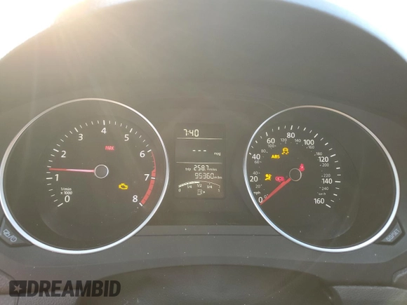 2015 Volkswagen Jetta S with VIN 3VW1K7AJ6FM201628, listed as a Copart auction lot 58118465 with 95,360 mi miles and Salvage title. Bid and sale history available at DreamBid. Image 9.