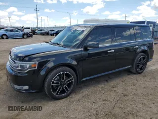 2014 Ford Flex Limited z VIN 2FMHK6D85EBD20903, wystawiony jako Copart lot #57703425 z przebiegiem 100 366 mil mil oraz Czysty tytuł • Clean title. Historia ofert i sprzedaży dostępna na DreamBid. Obrazek 1.