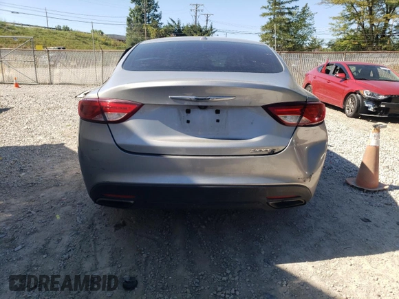 2015 Chrysler 200 S with VIN 1C3CCCBB6FN620517, listed as a Copart auction lot 70139224 with 117,414 mi miles and Salvage Title. Bid and sale history available at DreamBid. Image 6.