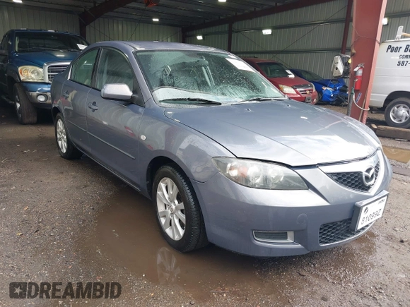 2008 Mazda 3 i Touring with VIN JM1BK32G681785595, listed as a IAAI auction lot 41815835 with 170,764 mi miles and . Bid and sale history available at DreamBid. Image 1.