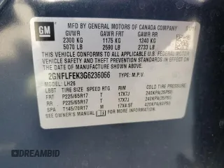 2016 Chevrolet Equinox LT z VIN 2GNFLFEK3G6236066, wystawiony jako Copart lot #58181045 z przebiegiem 107 370 mil mil oraz Szkoda całkowita • Salvage title. Historia ofert i sprzedaży dostępna na DreamBid. Obrazek 13.