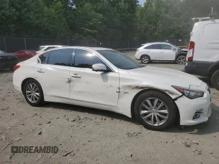 2017 Infiniti Q50 Premium z VIN JN1EV7AP1HM734018, wystawiony jako Copart lot #59952405 z przebiegiem 101 472 mil mil oraz Szkoda całkowita • Salvage title. Historia ofert i sprzedaży dostępna na DreamBid. Obrazek 4.
