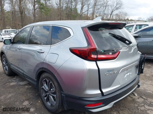 2020 Honda CR-V EX-L with VIN 7FARW1H81LE022024, listed as a IAAI auction lot 41717302 with 59,287 mi miles. Bid and sale history available at carsss.com. Image 14.