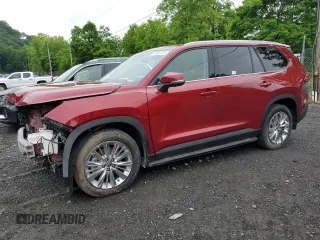 2024 Toyota Highlander XLE with VIN 5TDAAAB50RS056160, listed as a Copart auction lot 61605725 with 7,278 mi miles and Salvage title. Bid and sale history available at DreamBid. Image 1.