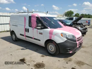 2016 Ram ProMaster City Cargo Tradesman with VIN ZFBERFAT6G6A98536, listed as a Copart auction lot 63635664 with 180,700 mi miles and Salvage Title. Bid and sale history available at DreamBid. Image 4.