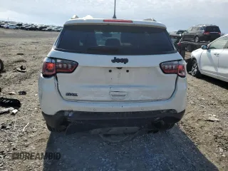 2021 Jeep Compass 80th Anniversary with VIN 3C4NJCEB6MT553095, listed as a Copart auction lot 45176075 with 45,415 mi miles and Salvage Title. Bid and sale history available at carsss.com. Image 6.
