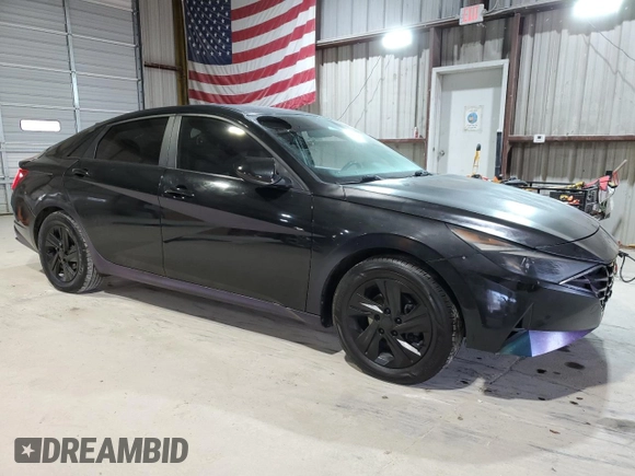 2022 Hyundai Elantra SEL with VIN KMHLM4AG0NU283001, listed as a Copart auction lot 48493255 with 78,198 mi miles and Clean Title. Bid and sale history available at DreamBid. Image 4.
