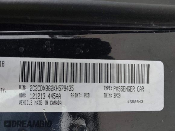 2019 Dodge Charger SXT with VIN 2C3CDXBG2KH579435, listed as a IAAI auction lot 41934441 with 116,983 mi miles and . Bid and sale history available at DreamBid. Image 9.