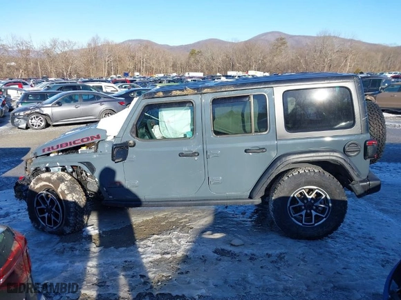 2024 Jeep Wrangler Rubicon with VIN 1C4PJXFG4RW251350, listed as a IAAI auction lot 41294099 with 11,676 mi miles. Bid and sale history available at carsss.com. Image 15.