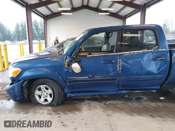 2006 Toyota Tundra Limited with VIN 5TBDT48166S510624, listed as a IAAI auction lot 41210260 with 208,006 mi miles and . Bid and sale history available at DreamBid. Image 6.
