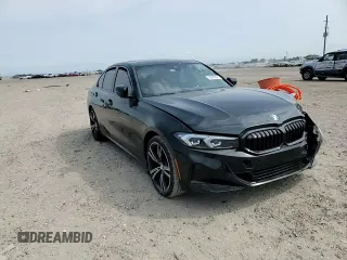 2023 BMW 3 Series 330i with VIN 3MW69FF08P8D30427, listed as a Copart auction lot 58085895 with 27,608 mi miles and Salvage title. Bid and sale history available at DreamBid. Image 13.