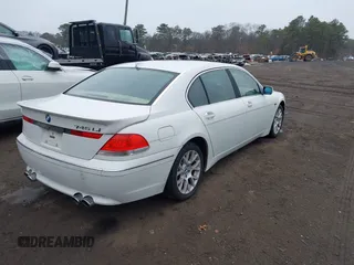 2002 BMW 7 Series 745Li with VIN WBAGN634X2DR04335, listed as a IAAI auction lot 41685692 with 144,239 mi miles and . Bid and sale history available at carsss.com. Image 4.