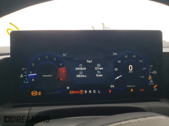 2024 Ford Mustang EcoBoost with VIN 1FA6P8TH3R5118636, listed as a Copart auction lot 48220675 with 7,663 mi miles and Salvage Title. Bid and sale history available at carsss.com. Image 9.