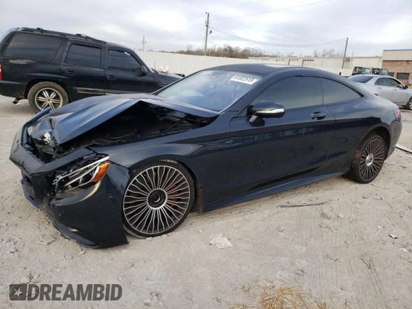 2015 Mercedes-Benz S-Class S 63 AMG with VIN WDDXJ7JBXFA007650, listed as a Copart auction lot 81822513 with 77,294 mi miles and Clean Title. Bid and sale history available at carsss.com. Image 1.
