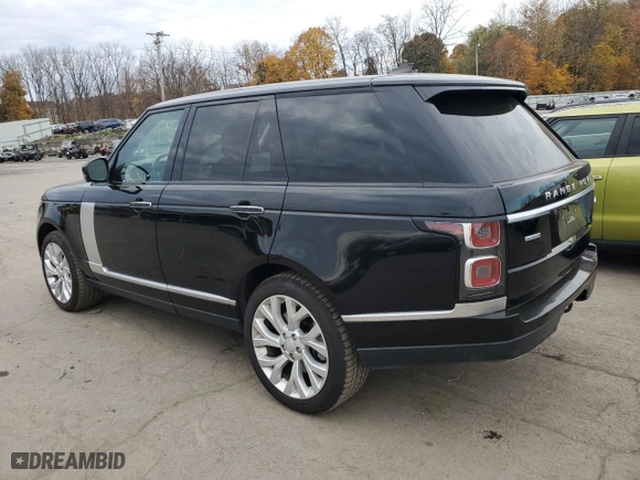 2018 Land Rover Range Rover Autobiography with VIN SALGV2RE1JA392615, listed as a Copart auction lot 78888654 with 55,293 mi miles and Salvage Title. Bid and sale history available at carsss.com. Image 2.