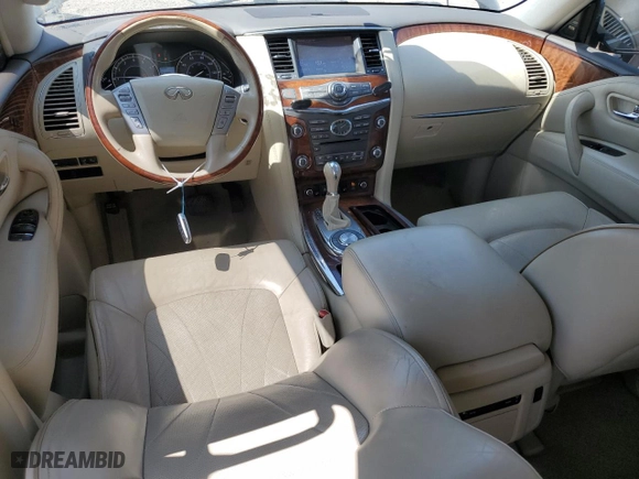 2015 Infiniti QX80 with VIN JN8AZ2NF5F9570300, listed as a Copart auction lot 52097215 with 158,633 mi miles and Clean Title. Bid and sale history available at carsss.com. Image 8.