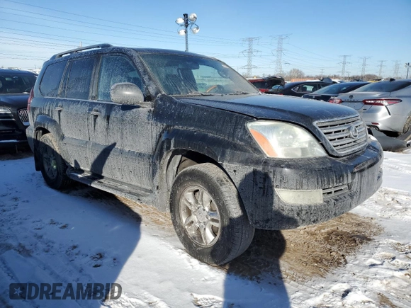 2007 Lexus GX 470 with VIN JTJBT20X370144772, listed as a Copart auction lot 42217345 with 266,293 mi miles and Clean Title. Bid and sale history available at DreamBid. Image 4.