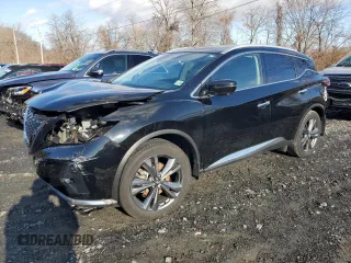 2023 Nissan Murano Platinum with VIN 5N1AZ2DS3PC138539, listed as a Copart auction lot 51133615 with 19,113 mi miles and Salvage Title. Bid and sale history available at carsss.com. Image 1.