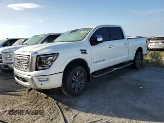 2023 Nissan Titan Pro-4X with VIN 1N6AA1FB7PN114815, listed as a Copart auction lot 74887194 with 13,896 mi miles and Non repairable. Bid and sale history available at DreamBid. Image 1.
