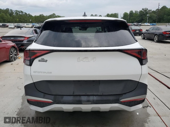 2024 Kia Sportage EX with VIN 5XYK33DF9RG148350, listed as a Copart auction lot 58558435 with 26,761 mi miles and Salvage title. Bid and sale history available at DreamBid. Image 6.