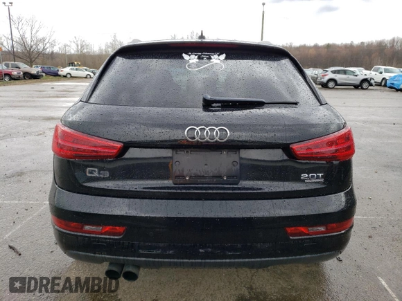 2017 Audi Q3 Premium Plus with VIN WA1JCCFS5HR007386, listed as a Copart auction lot 44959054 with 89,305 mi miles and Salvage title. Bid and sale history available at DreamBid. Image 6.