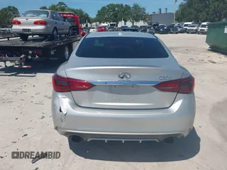 2018 Infiniti Q50 Luxe with VIN JN1EV7AP7JM358611, listed as a IAAI auction lot 42579521 with 102,922 mi miles and . Bid and sale history available at DreamBid. Image 17.