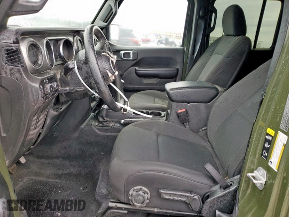2021 Jeep Wrangler Unlimited Sport S with VIN 1C4HJXDG7MW708491, listed as a Copart auction lot 54859865 with 8,319 mi miles and Clean Title. Bid and sale history available at carsss.com. Image 7.