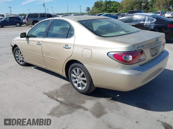 2003 Lexus ES 300 with VIN JTHBF30G730144122, listed as a IAAI auction lot 41738397 with 264,443 mi miles and . Bid and sale history available at carsss.com. Image 3.