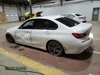 2022 BMW 3 Series 330i xDrive with VIN 3MW5R7J0XN8C26835, listed as a Copart auction lot 42025995 with 49,189 mi miles and Salvage Title. Bid and sale history available at carsss.com. Image 2.