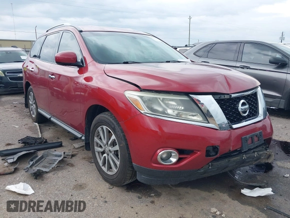 2015 Nissan Pathfinder SL with VIN 5N1AR2MN8FC610842, listed as a IAAI auction lot 42178872 with 126,740 mi miles and . Bid and sale history available at DreamBid. Image 1.
