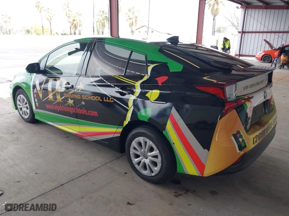 2019 Toyota Prius L Eco with VIN JTDKARFU8K3095428, listed as a IAAI auction lot 41804331 with 154,877 mi miles. Bid and sale history available at carsss.com. Image 3.