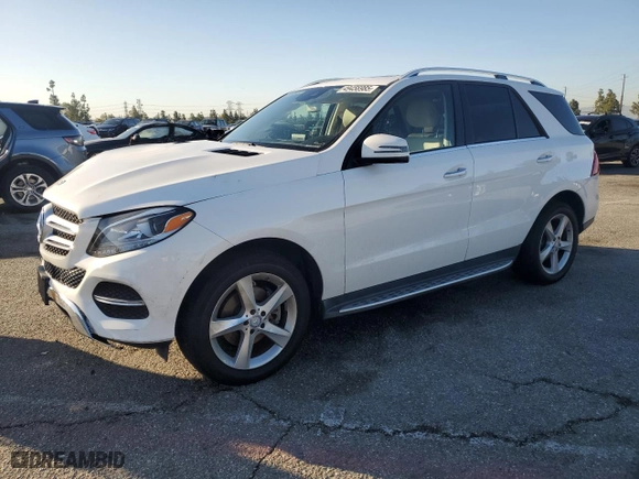 2017 Mercedes-Benz GLE with VIN 4JGDA5HB9HA816658, listed as a Copart auction lot 49456985 with 52,530 mi miles and Salvage Title. Bid and sale history available at carsss.com. Image 1.