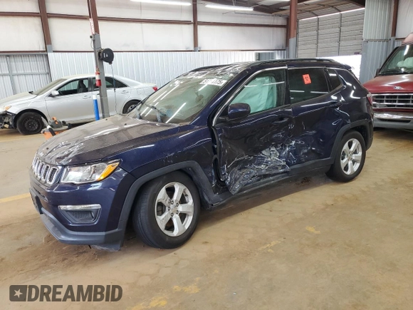 2019 Jeep Compass Latitude with VIN 3C4NJDBB2KT678814, listed as a Copart auction lot 51784175 with Not Provided miles and Salvage Title. Bid and sale history available at DreamBid. Image 1.