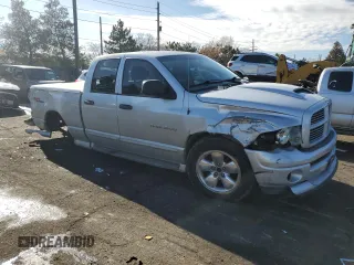 2004 Dodge 1500 SLT with VIN 1D7HU18D94J246779, listed as a Copart auction lot 43258055 with 126,774 mi miles and Salvage Title. Bid and sale history available at carsss.com. Image 4.