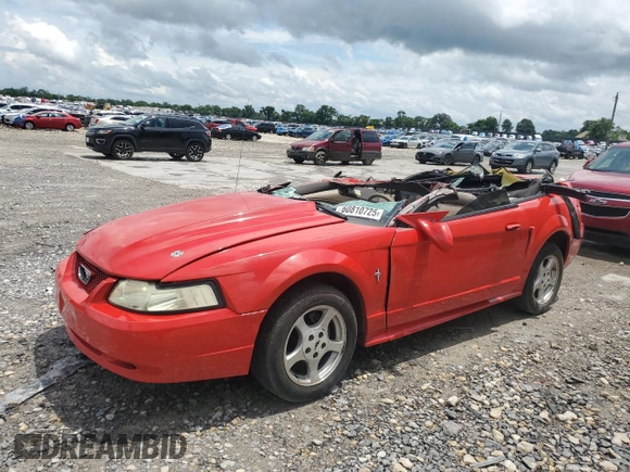 2002 Ford Mustang Deluxe with VIN 1FAFP44472F213589, listed as a Copart auction lot 60810725 with Not provided miles and Salvage title. Bid and sale history available at DreamBid. Image 1.