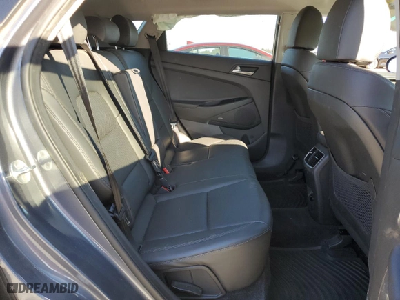 2021 Hyundai Tucson Limited with VIN KM8J33AL7MU407944, listed as a Copart auction lot 44103475 with 36,727 mi miles and Salvage Title. Bid and sale history available at carsss.com. Image 12.