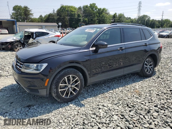 2019 Volkswagen Tiguan SE with VIN 3VV3B7AX9KM012693, listed as a Copart auction lot 59565615 with 137,276 mi miles and Salvage title. Bid and sale history available at DreamBid. Image 1.